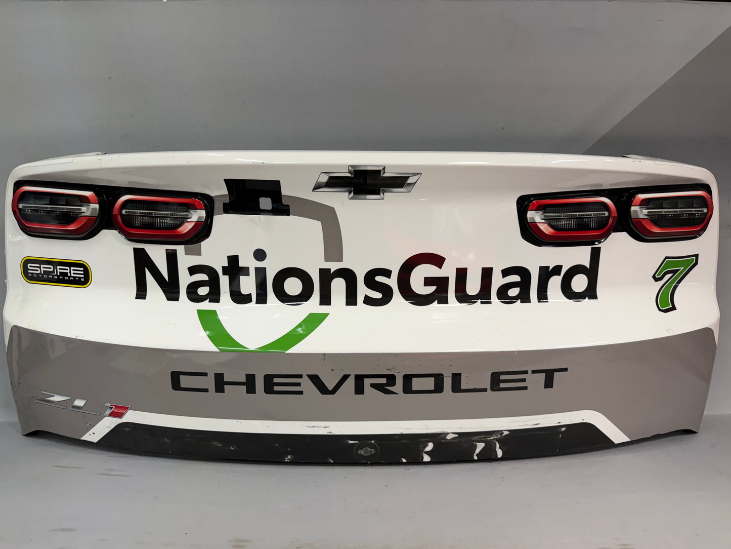 Daniel Suarez #7 2026 Bristol 1 Nations Guard Nascar Rear Bumper