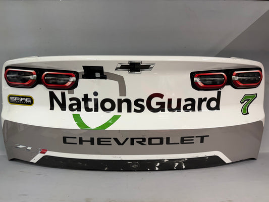 Daniel Suarez #7 2026 Bristol 1 Nations Guard Nascar Rear Bumper