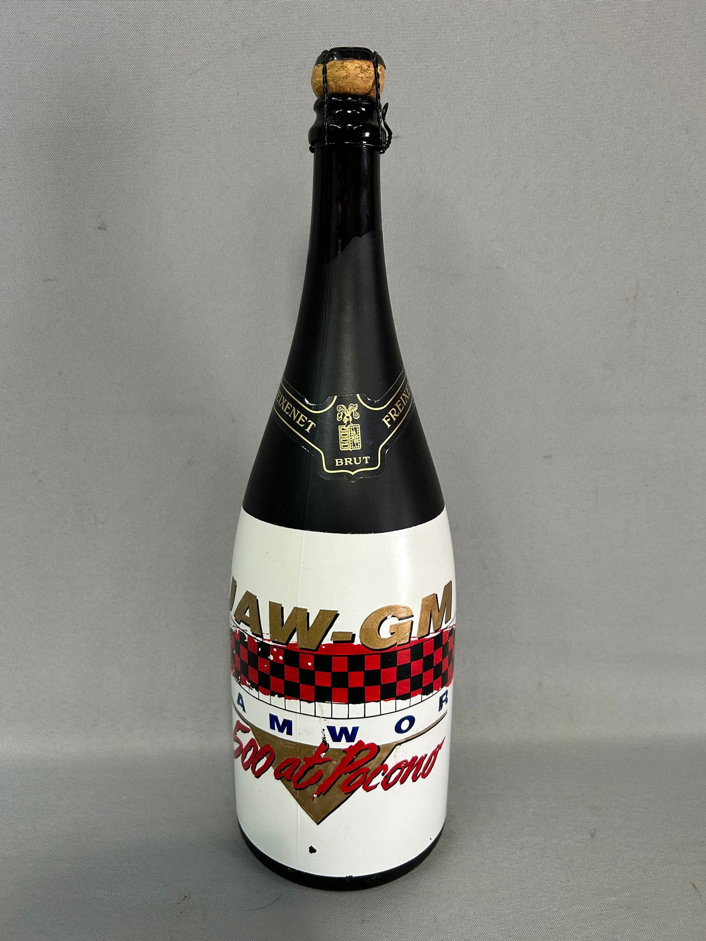 Jeff Gordon #24 1996 Pocono Nascar Victory Lane Hand Painted Champagne Bottle