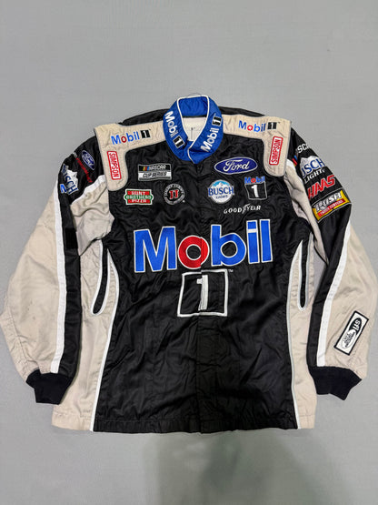 Kevin Harvick #4 Mobil 1 Nascar 2 Piece Crew Firesuit C-44 W-34 L-30