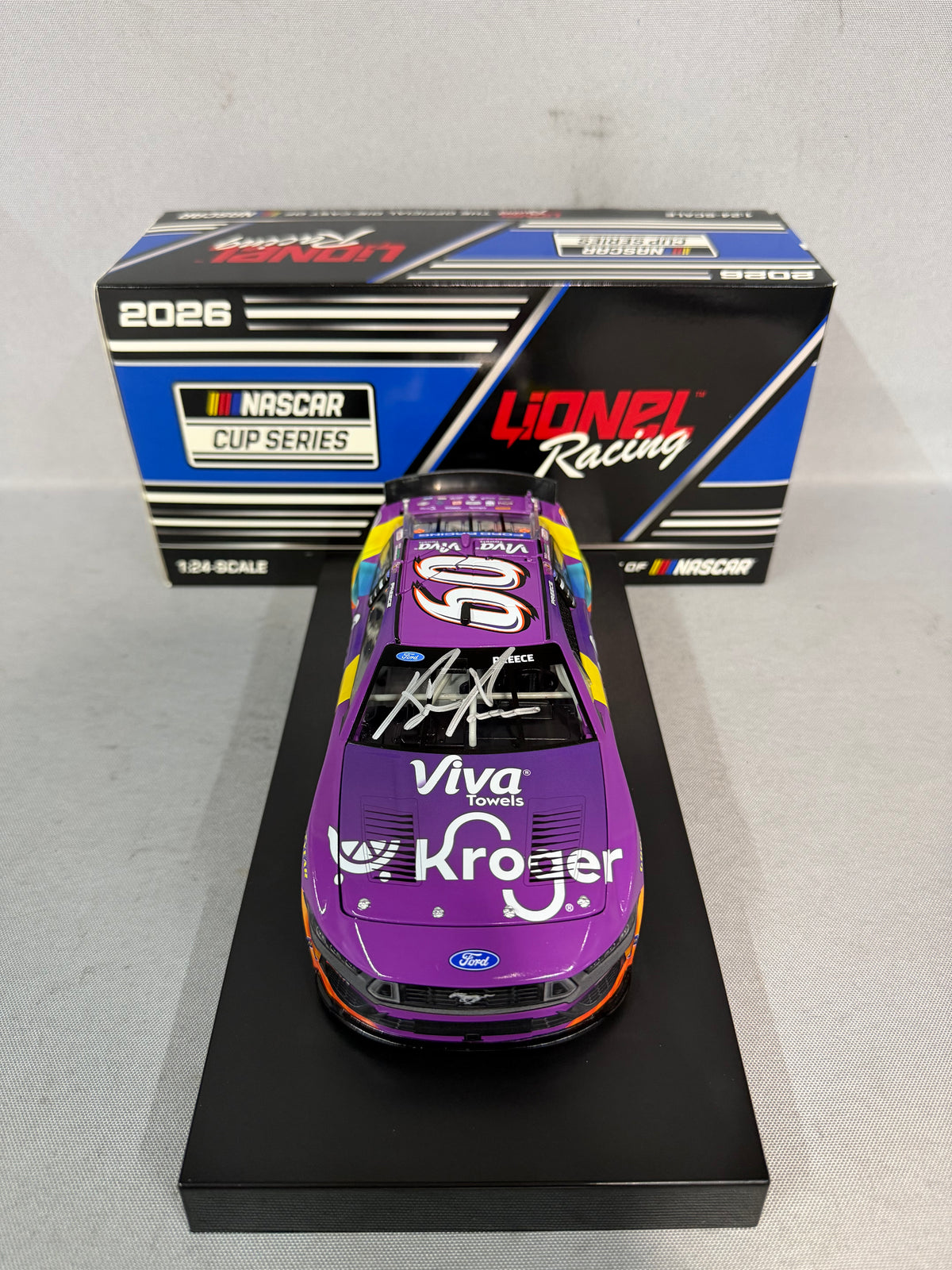 Ryan Preece #60 2026 Kroger Viva Towels Tribute Nascar Autographed Diecast