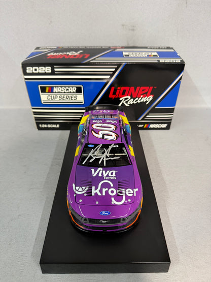 Ryan Preece #60 2026 Kroger Viva Towels Tribute Nascar Autographed Diecast