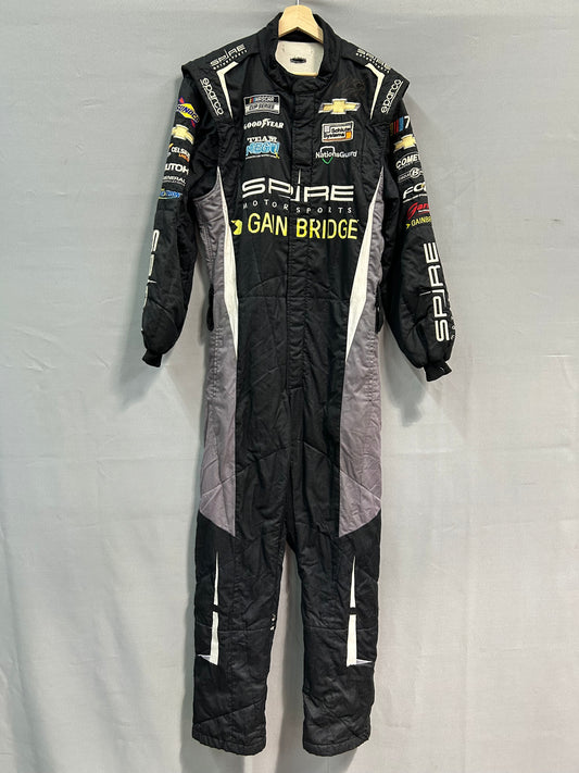 Corey Lajoie #7 2023 Autographed Spire Motorsports Nascar Crew Firesuit C-42 W-34 L-33