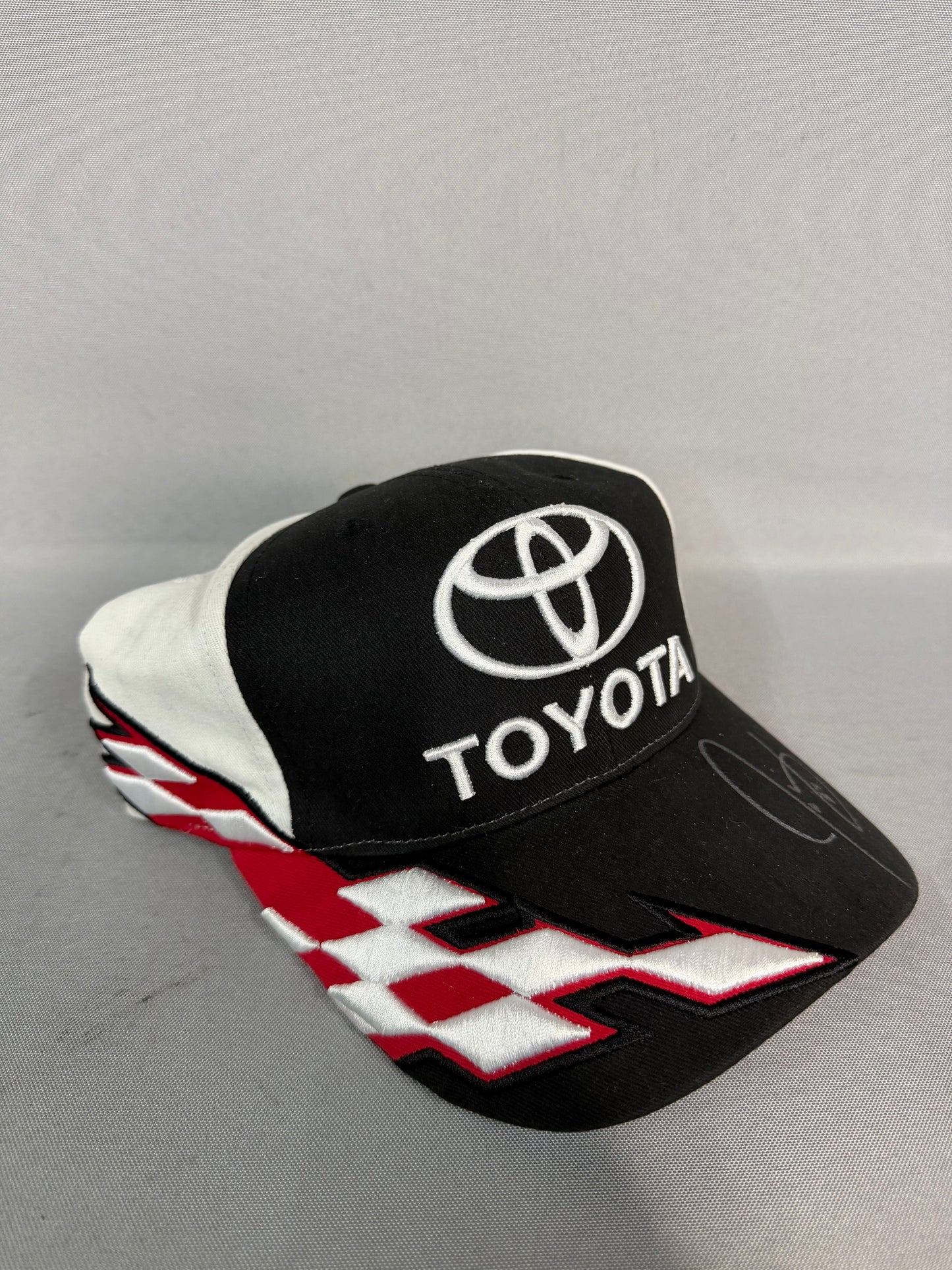 John King #7 2012 Daytona Toyota Racing Nascar Autographed Victory Lane Hat