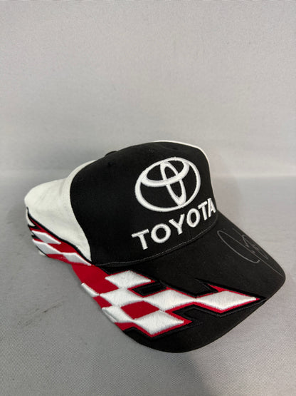 John King #7 2012 Daytona Toyota Racing Nascar Autographed Victory Lane Hat