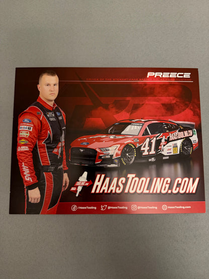 Ryan Preece #41 2023 Haas Tooling Nascar Hero Card