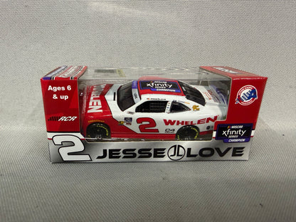 Jesse Love #2 2025 Whelen Champion Nascar 1/64 Diecast