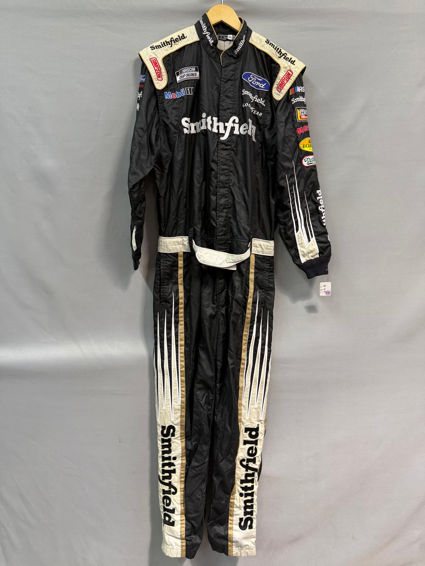 Aric Almirola #10 Smithfield Nascar Crew Firesuit C-46 W-36 L-30
