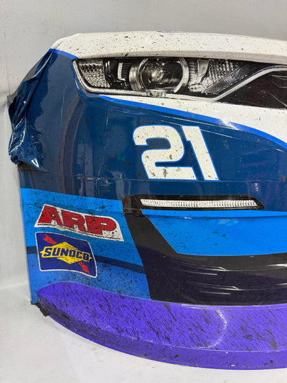 Austin Hill #21 2025 Kansas Bennett Transportation Nascar Front Nose