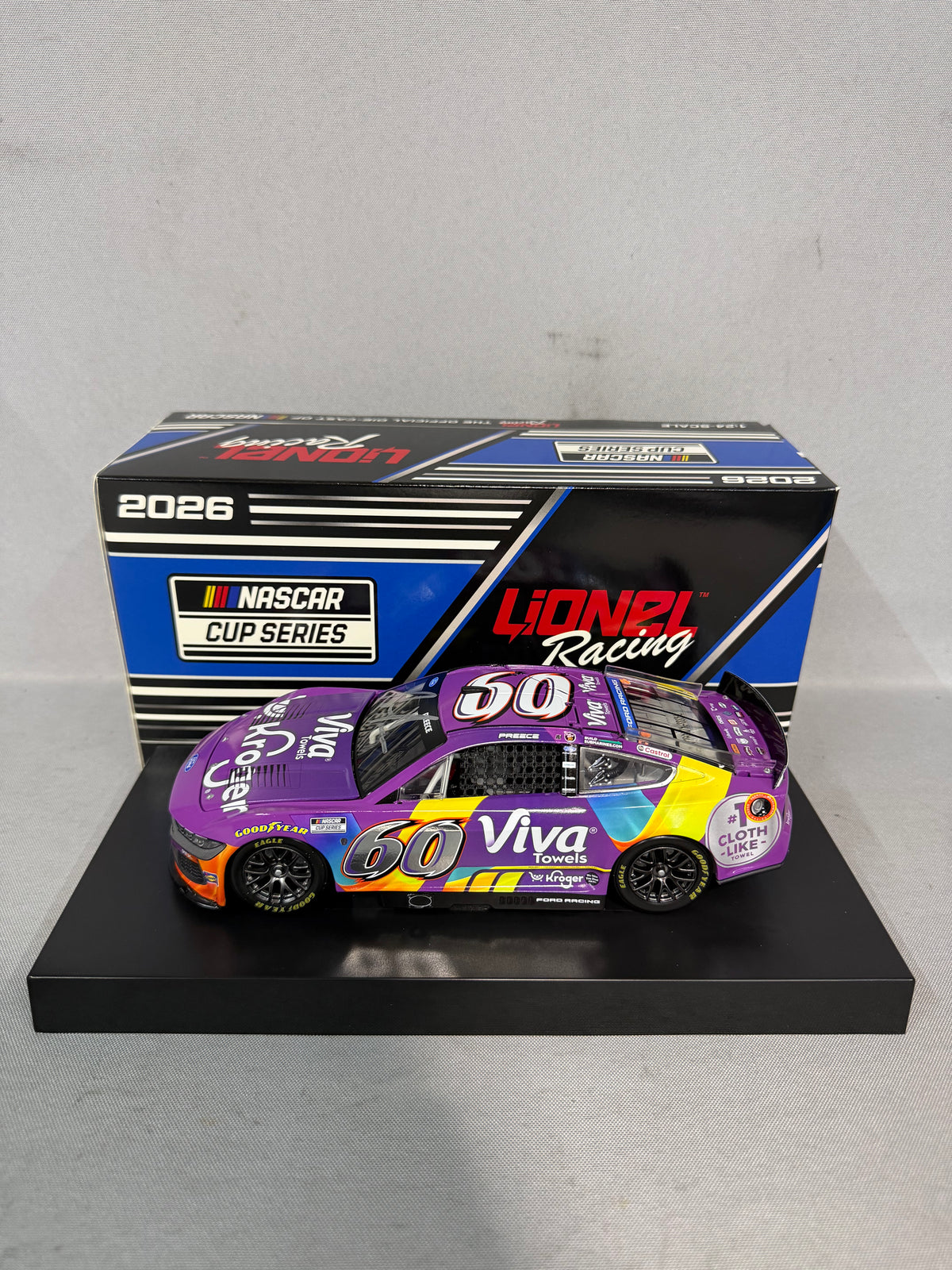 Ryan Preece #60 2026 Kroger Viva Towels Tribute Nascar Autographed Diecast