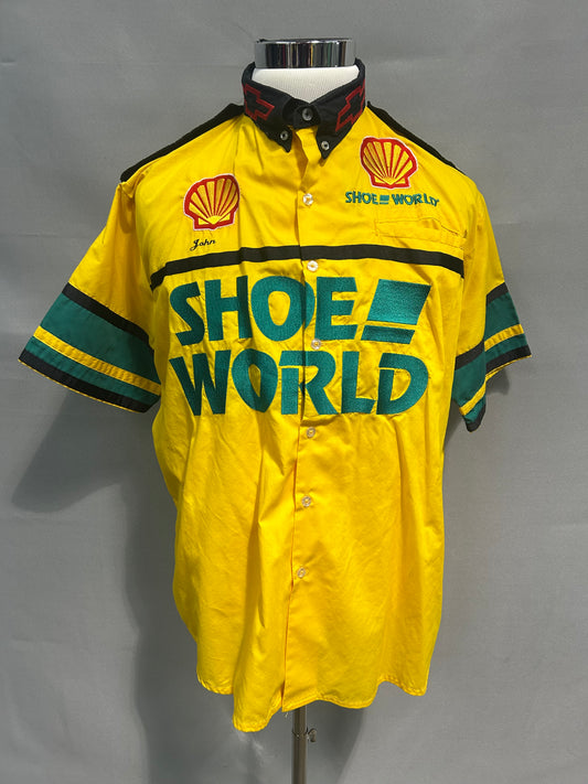 Dale Jarrett #32 Shoe World Nascar Pit Crew Shirt Size XL
