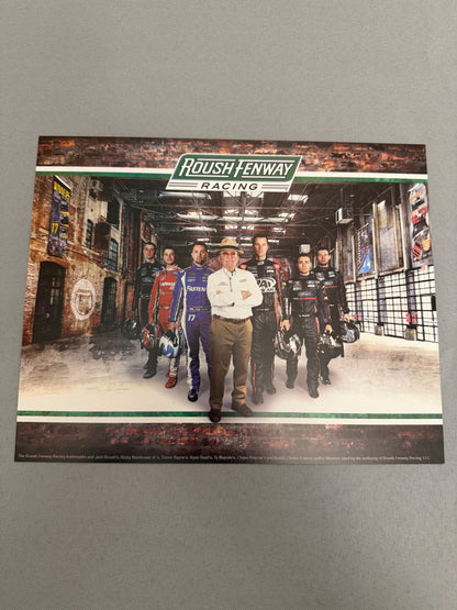 Roush Fenway Racing Driver Lineup Nascar Hero Card