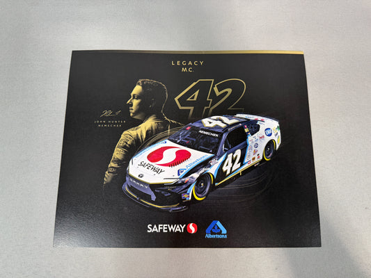 John Hunter Nemechek #42 2024 Safeway Albertsons Nascar Hero Card