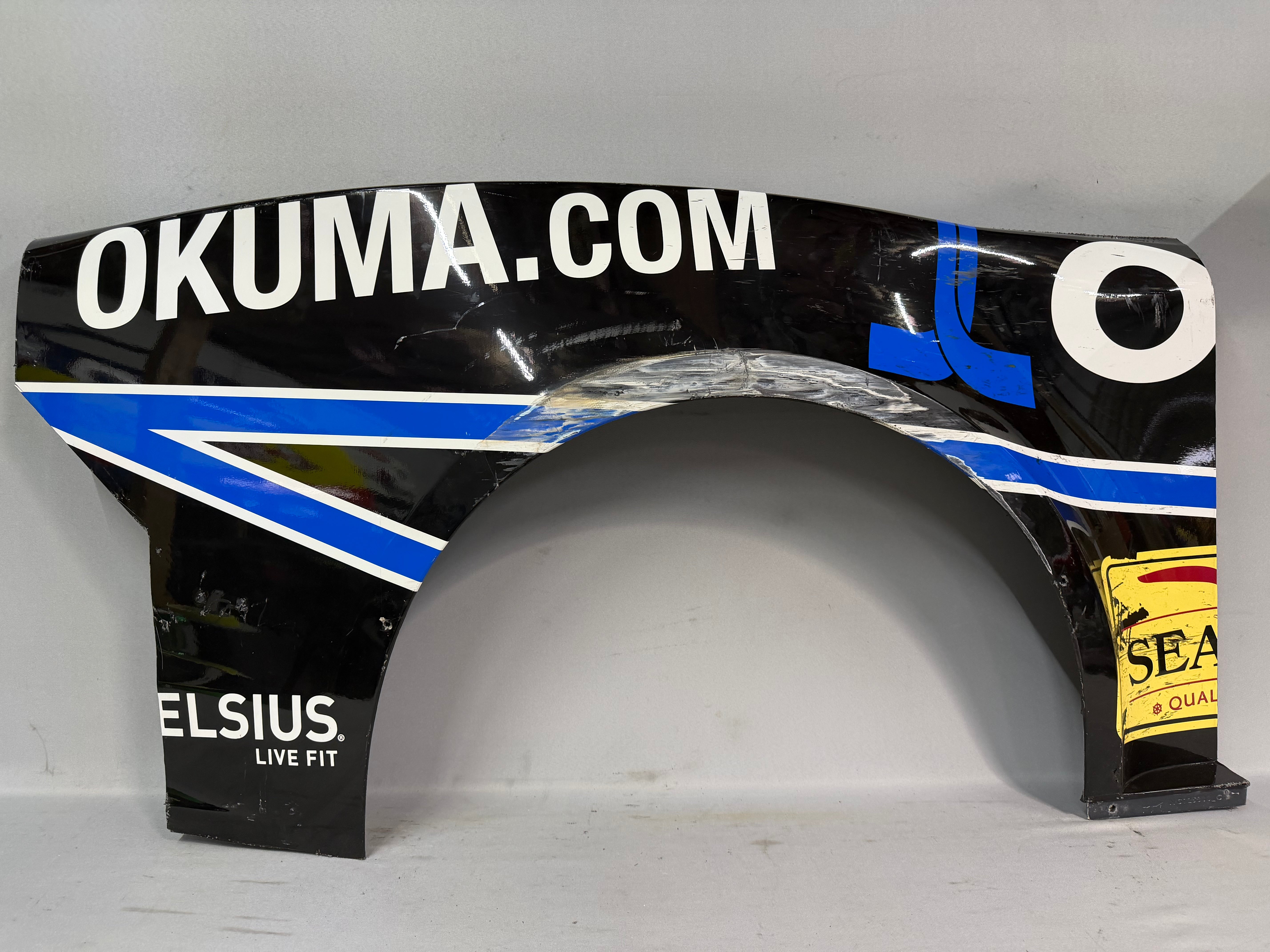 Ty Dillon #10 2025 Bristol Okuma Nascar Quarter Panel – Race Day Authentics