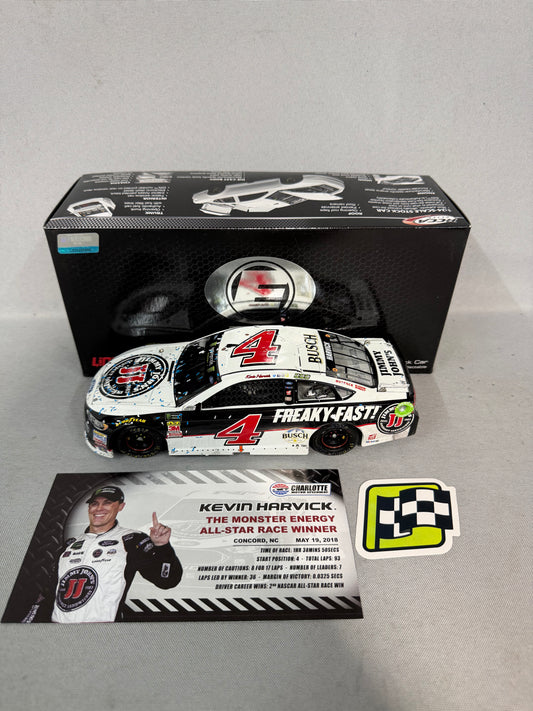 Kevin Harvick #4 2018 Charlotte All Star Win Jimmy Johns Liquid Color Elite Nascar Diecast