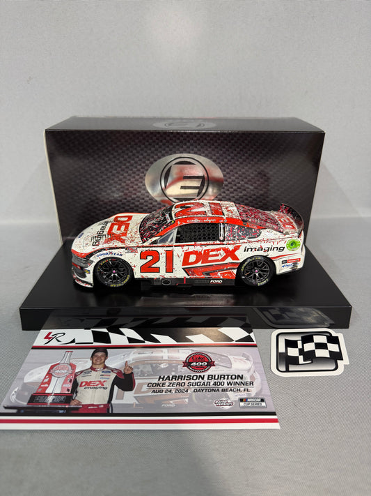Harrison Burton #21 2024 Daytona Win Dex Imagining Elite Nascar Diecast