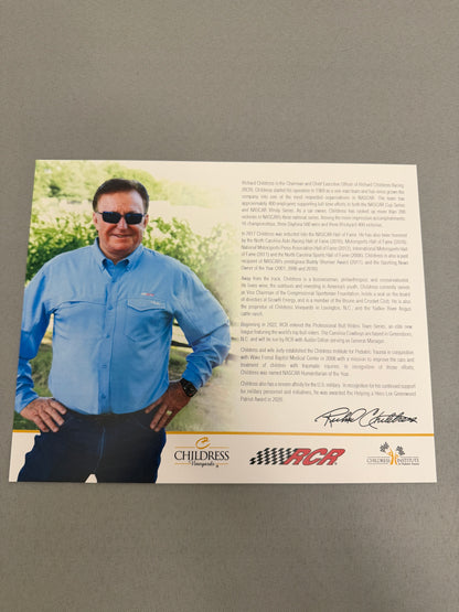 Richard Childress 2024 RCR Nascar Hero Card