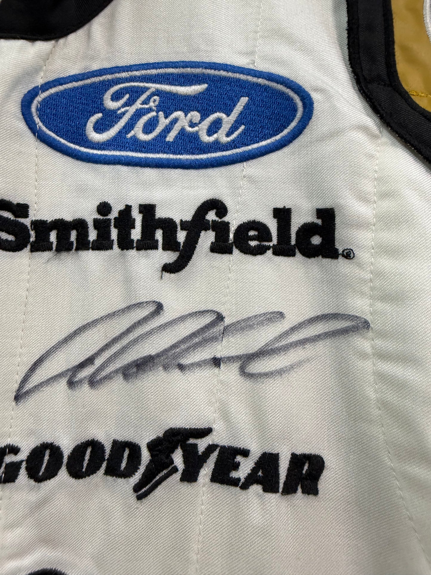 Aric Almirola #10 2022 Smithfield Nascar Autographed Driver Firesuit