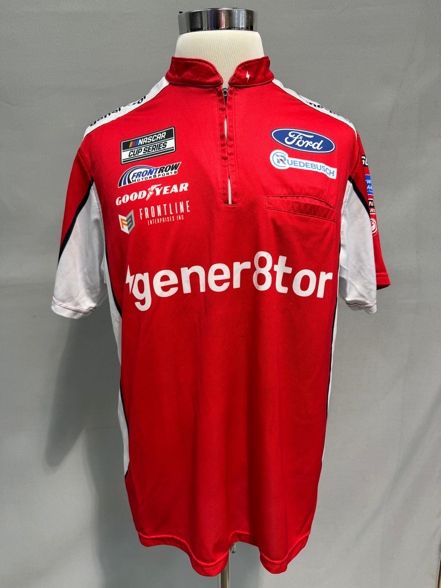 Todd Gilliland #38 2024 Gener8tor Nascar Crew Shirt Size XL