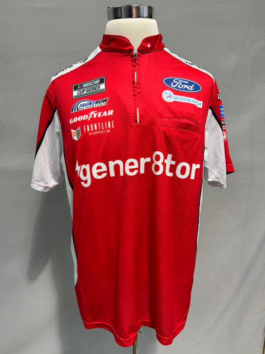Todd Gilliland #38 2024 Gener8tor Nascar Crew Shirt Size XL