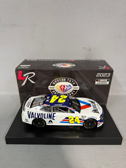 William Byron #24 2023 Valvoline Nascar Dual Autographed Diecast