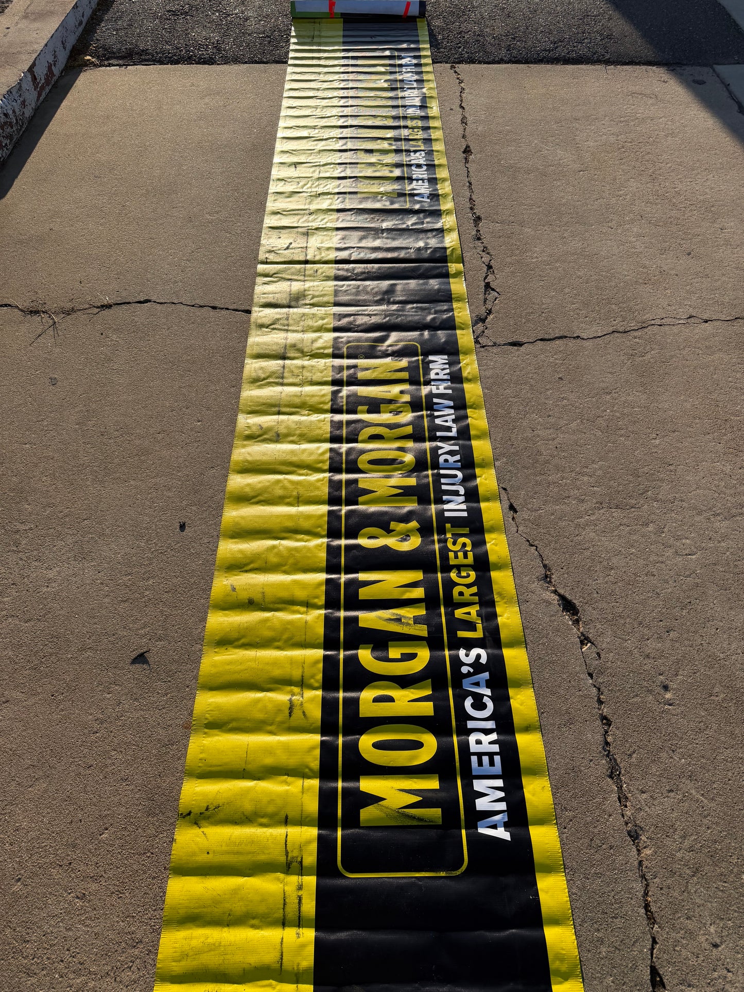 Kyle Busch #8 2025 Morgan & Morgan Nascar Pit Wall Banner