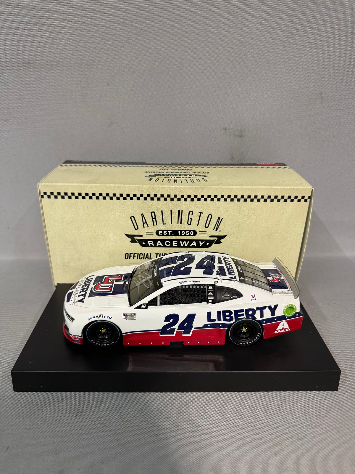 William Byron #24 2020 Liberty University Darlington Nascar Autographed Diecast