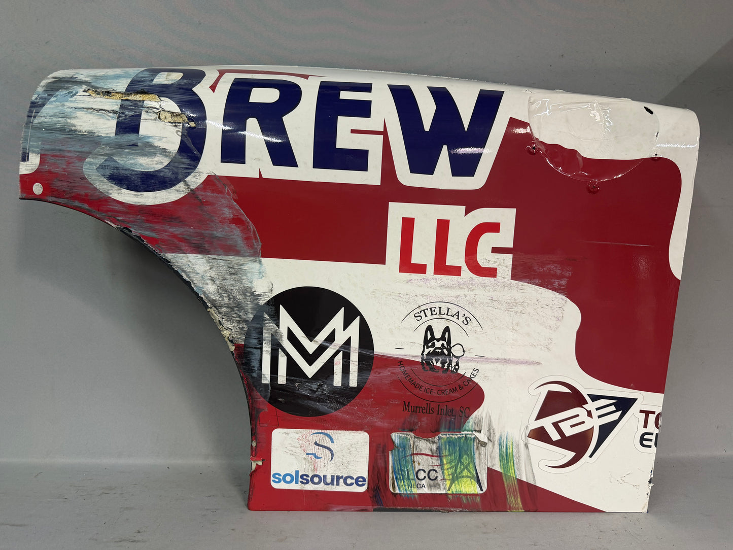 Alex Labbe #0 2026 Watkins Glen Liberty Coffee Nascar Partial Quarter Panel