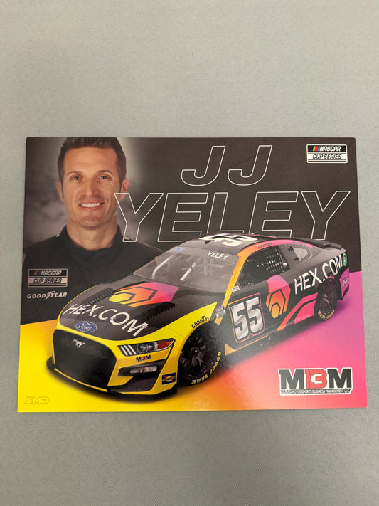 JJ Yeley #55 2022 Hex Nascar Hero Card