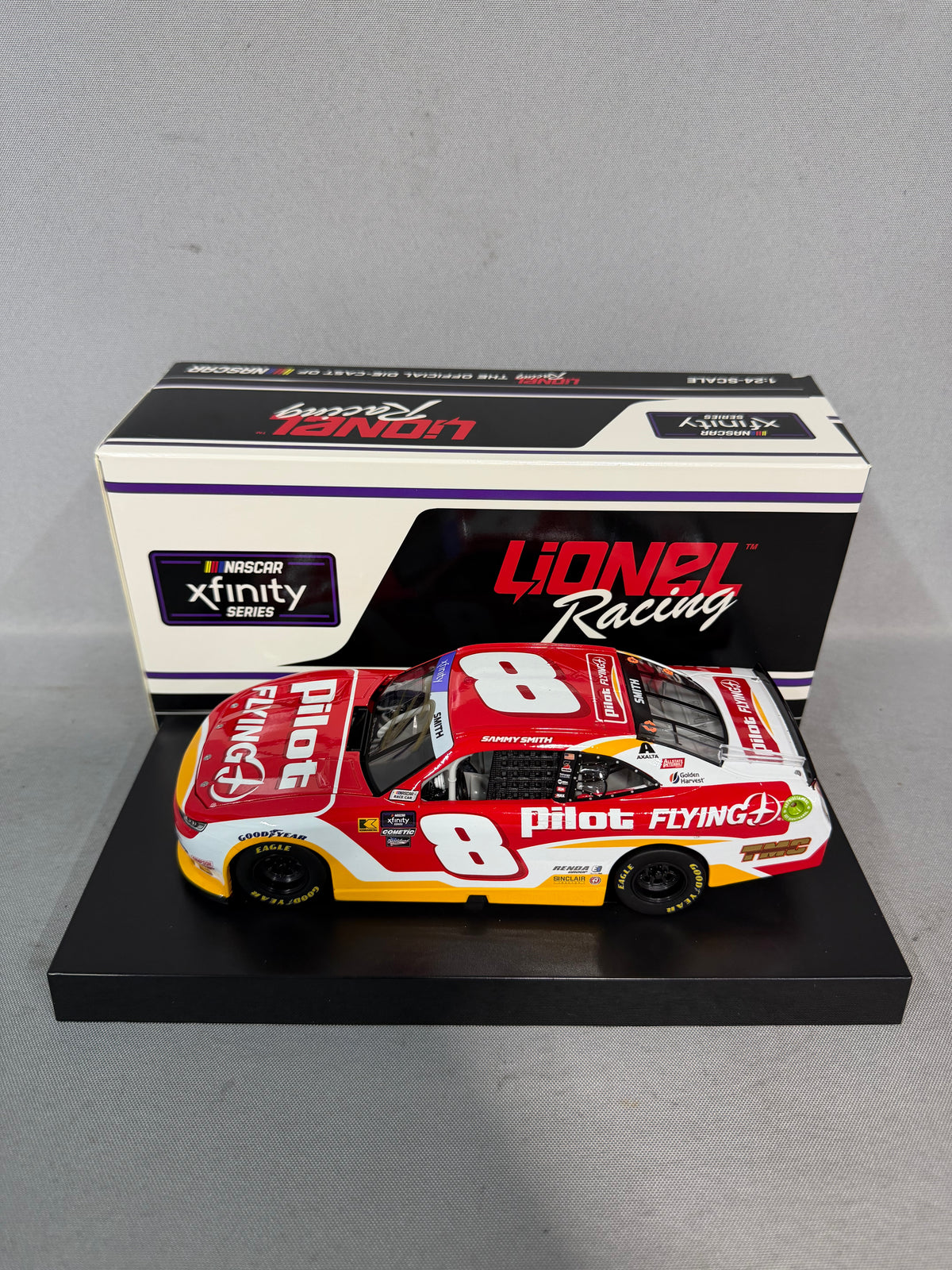 Sammy Smith #8 2024 Pilot Flying J Nascar Autographed Diecast