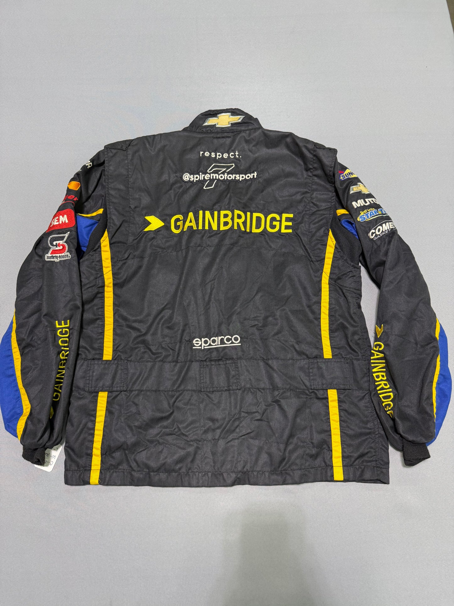 Corey Lajoie #7 2024 Gainbridge Nascar 2 Piece Crew Firesuit C-48 W-36 L-30