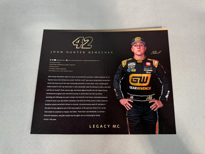 John Hunter Nemechek #42 2024 Gearwrench Nascar Hero Card