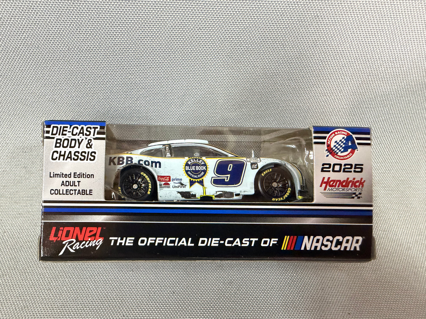 Chase Elliott #9 2026 Kansas Win Kelley Blue Book Nascar 1/64 Diecast