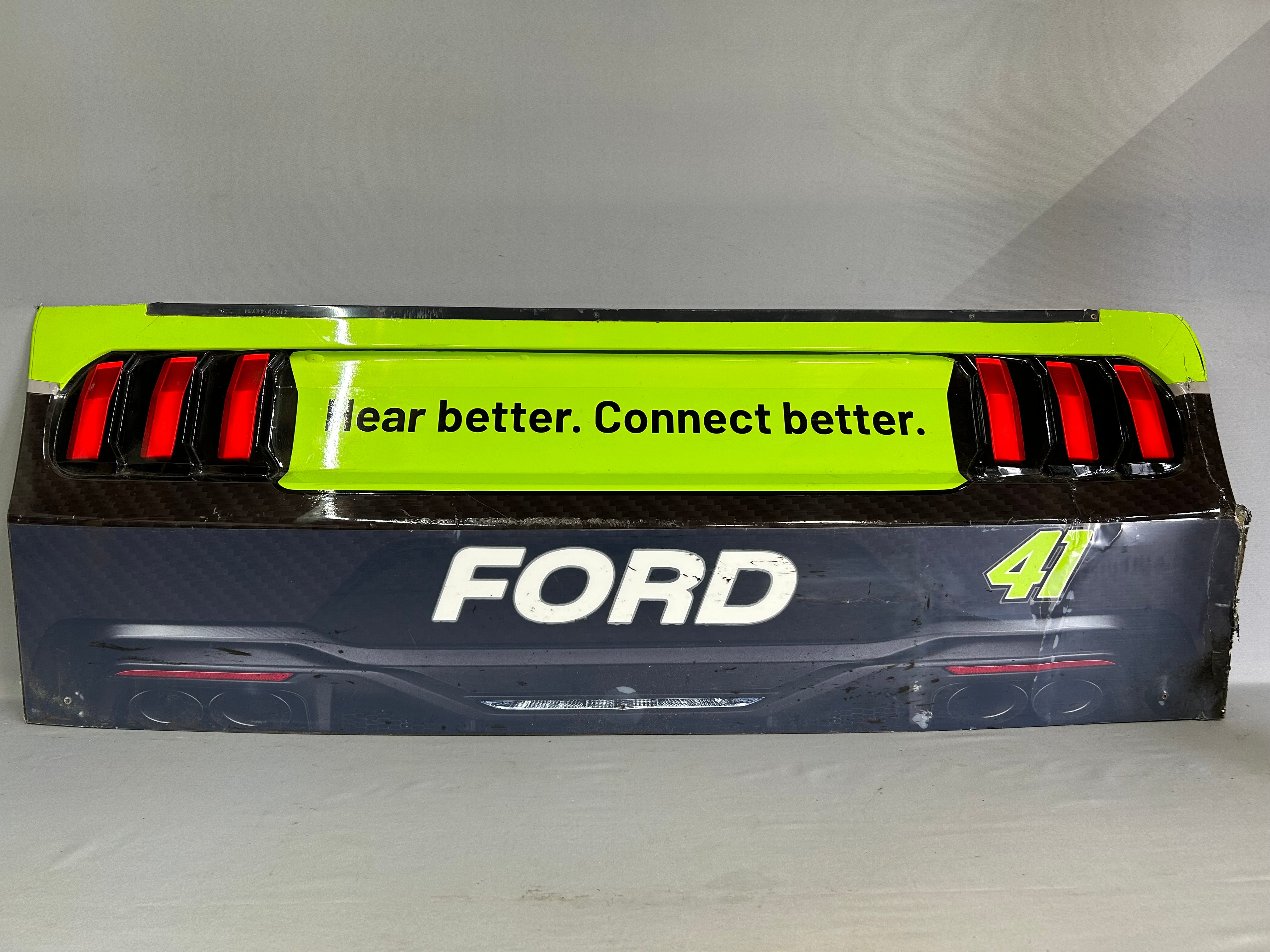 Sam Mayer #41 2025 Audibel Nascar Rear Bumper – Race Day Authentics