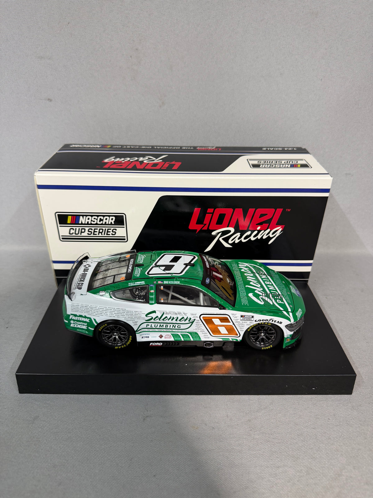 Brad Keselowski #6 2024 Soloman Plumbing Tribute To Veterans Nascar Autographed Diecast