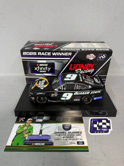 Daniel Suarez #9 2025 Mexico City Win Quaker State Nascar Diecast