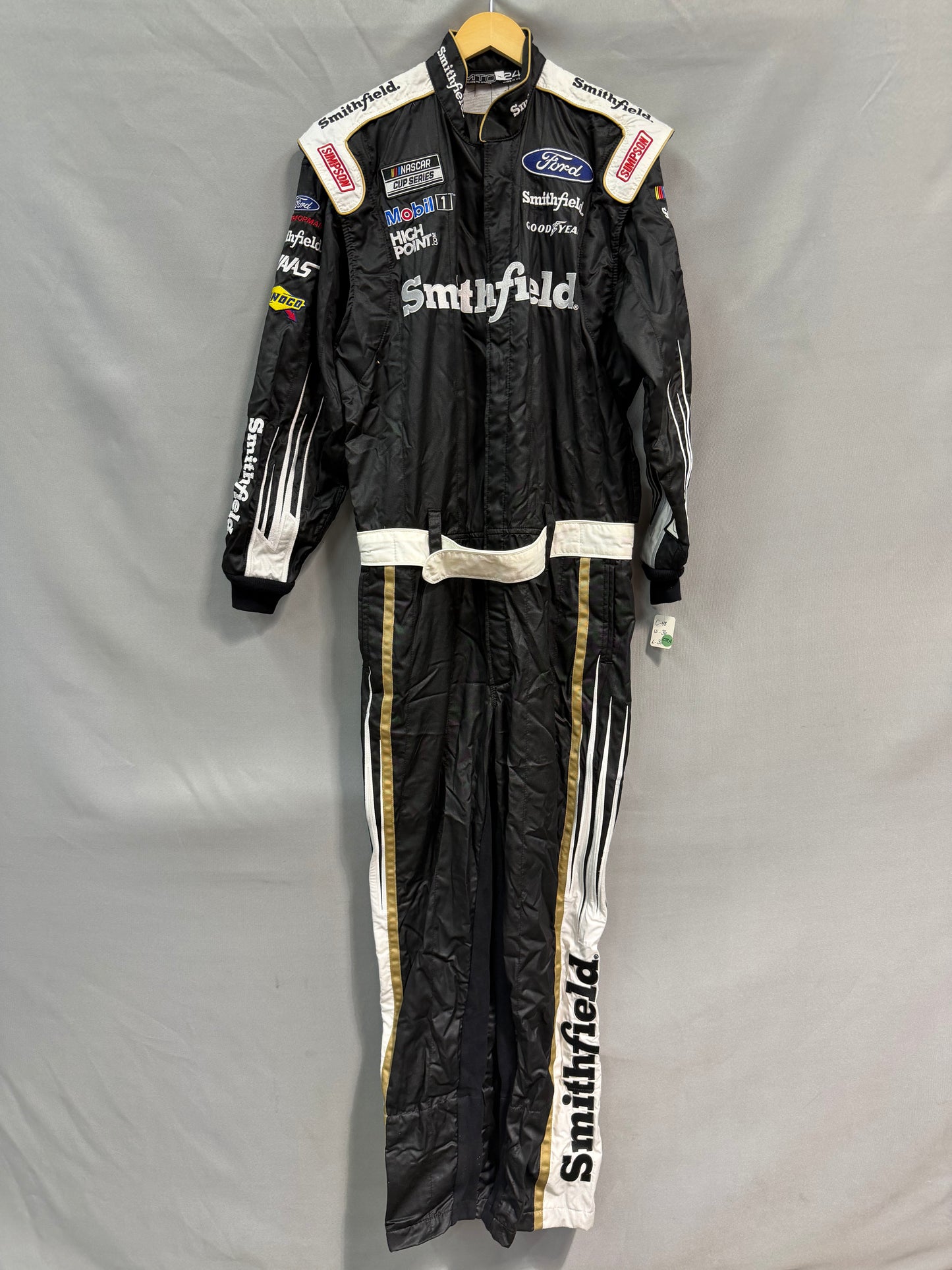 Aric Almirola #10 Smithfield Nascar Crew Firesuit C-48 W-36 L-32