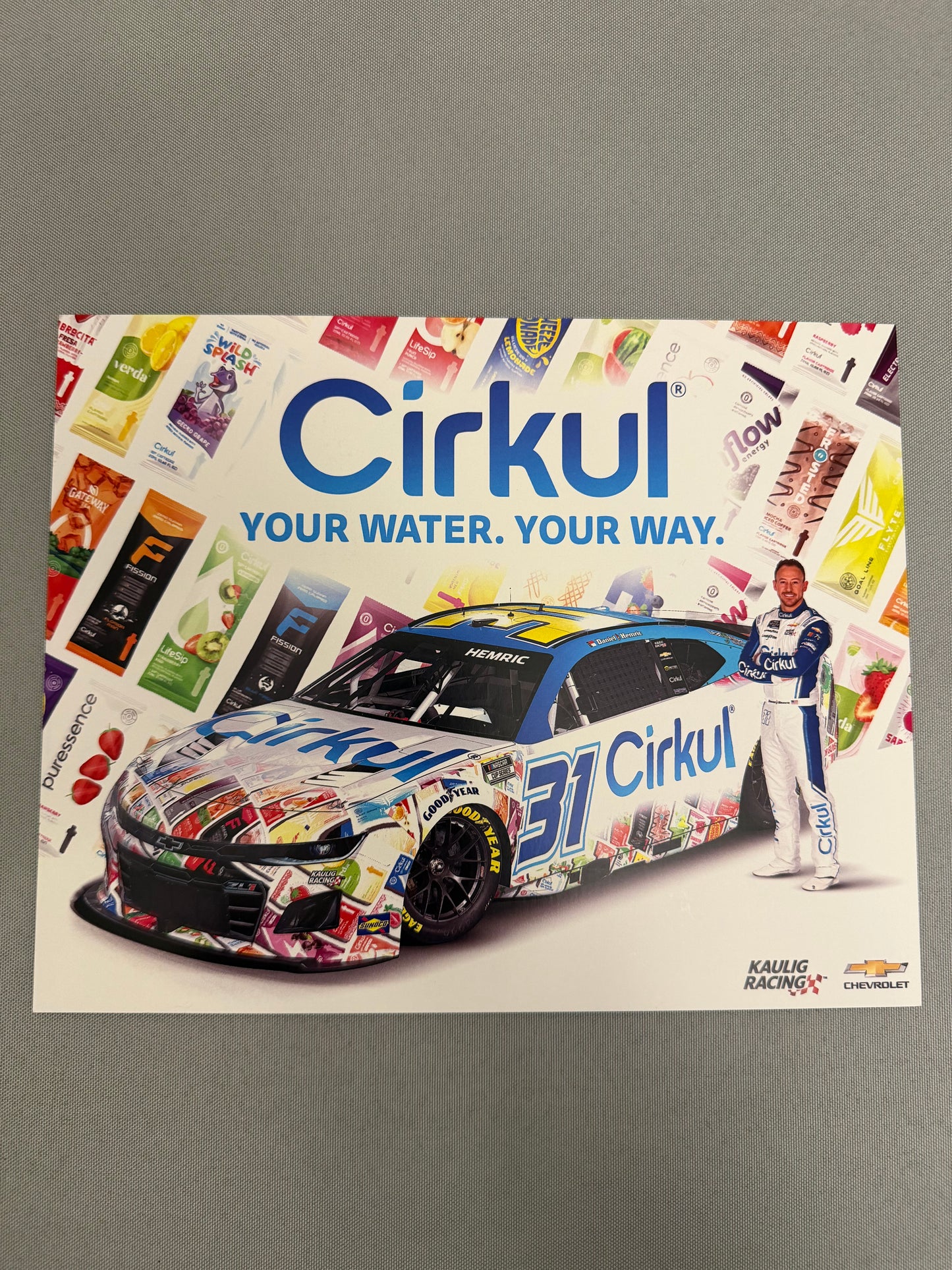 Daniel Hemric #31 2024 Cirkul Nascar Hero Card