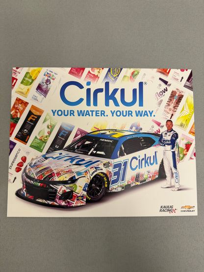 Daniel Hemric #31 2024 Cirkul Nascar Hero Card