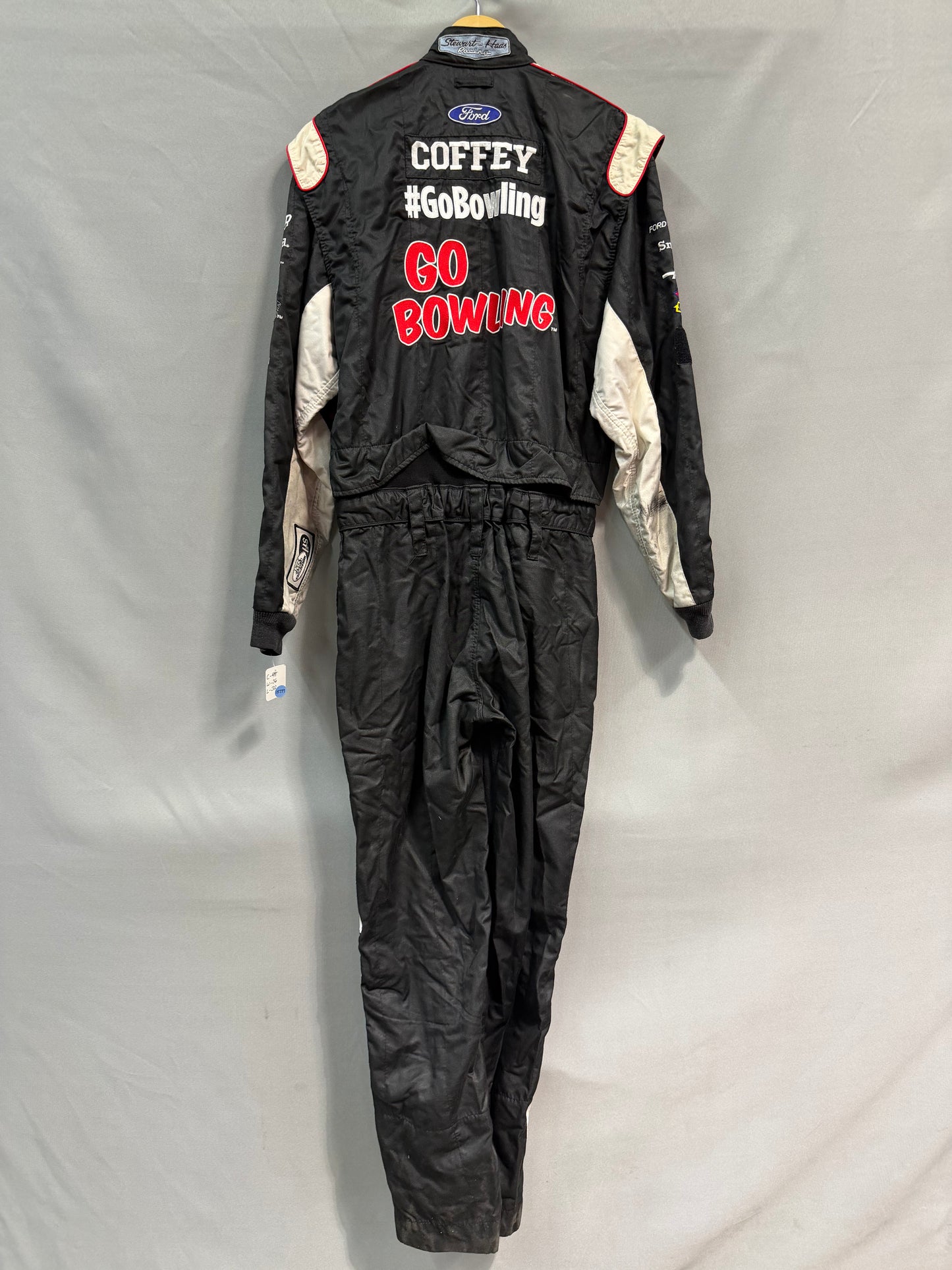 Aric Almirola #10 Go Bowling Nascar Crew Firesuit C-48 W-36 L-32