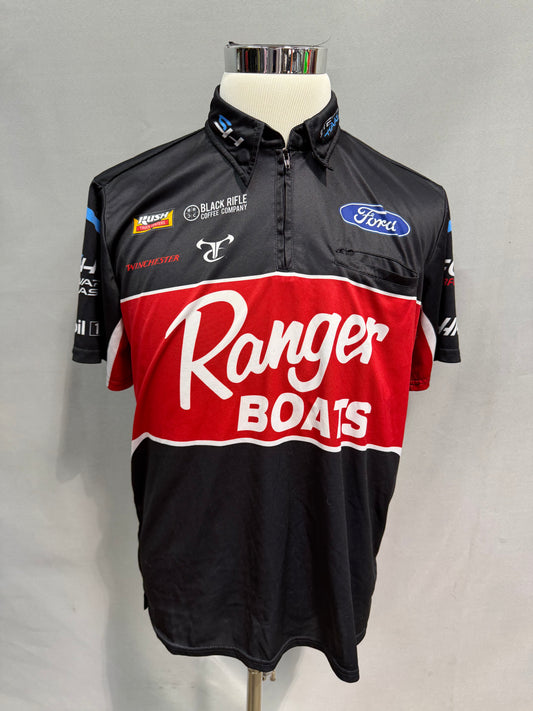Noah Gragson #10 2024 Ranger Boats Nascar Crew Shirt Size Medium