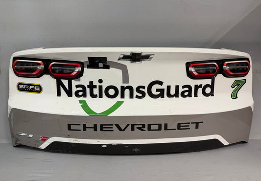 Daniel Suarez #7 2026 Darlington 1 Nations Guard Nascar Rear Bumper