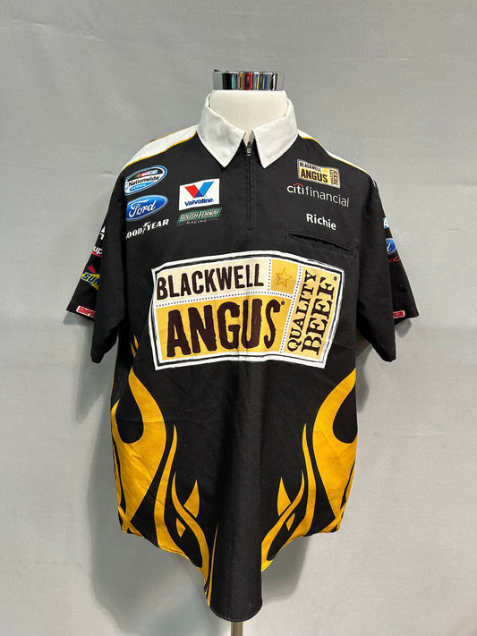 Ricky Stenhouse Jr #6 Blackwell Angus Nascar Crew Shirt Size Large