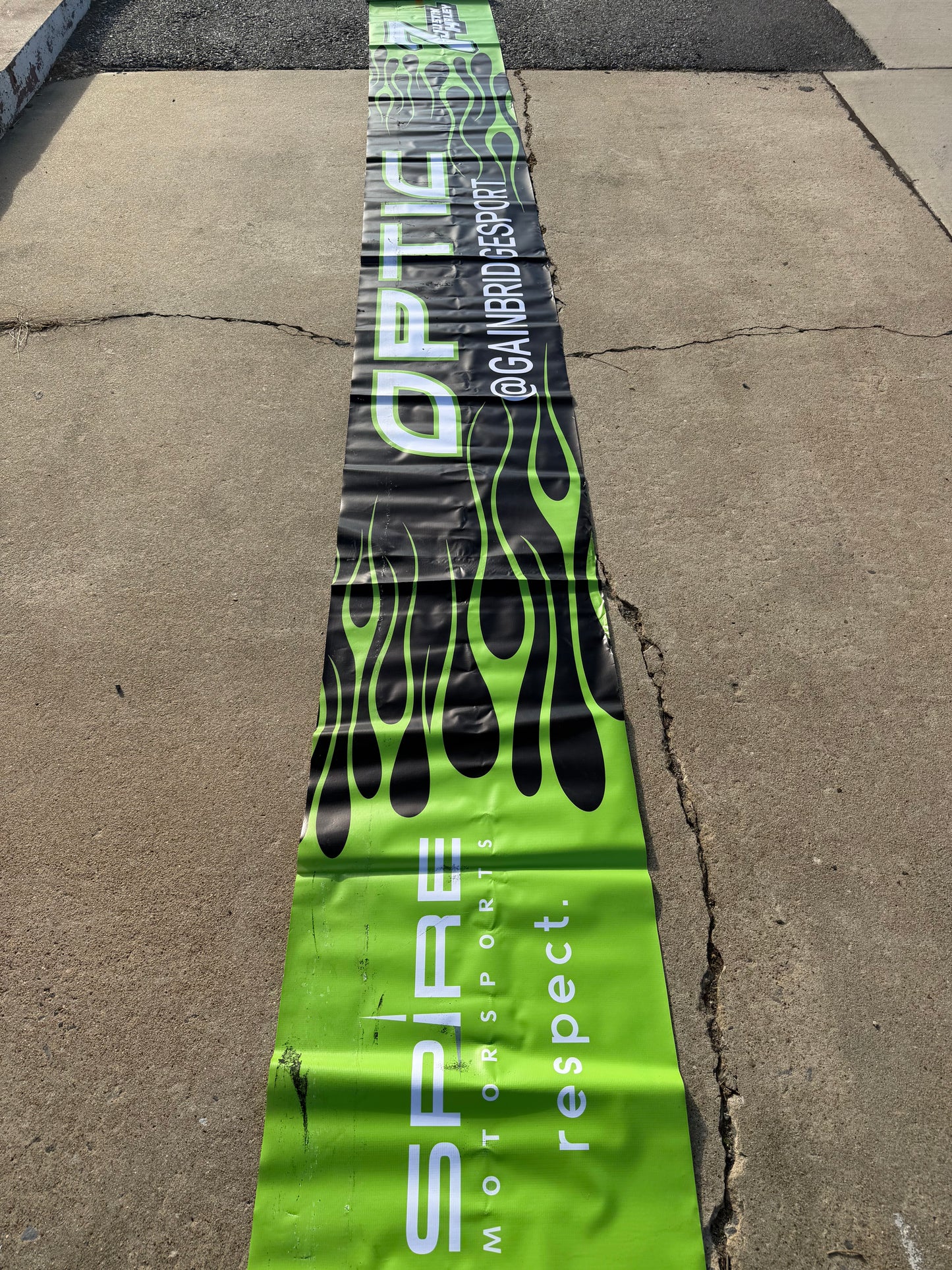 Justin Haley #7 2024 Martinsville Optic Gaming Nascar Pit Wall Banner