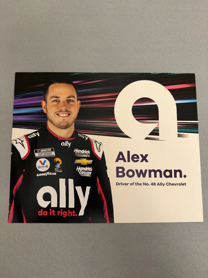 Alex Bowman #48 2023 Ally Night Nascar Hero Card
