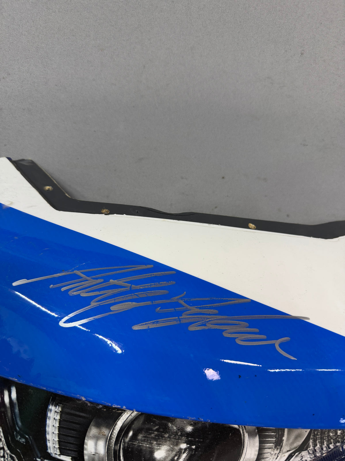 Anthony Alfredo #96 2026 Watkins Glen Metalico Nascar Autographed Nose Corner