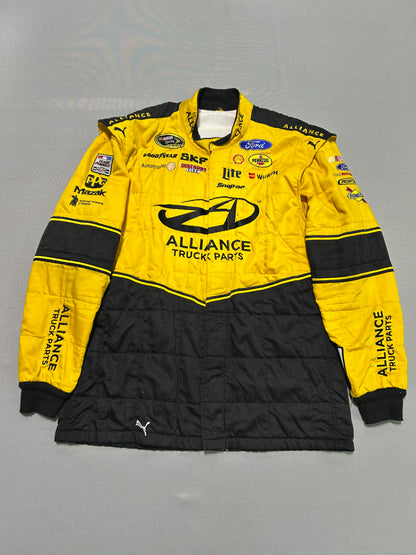 Brad Keselowski #2 Alliance Truck Parts Nascar 2 Piece Crew Firesuit C-50 W-48 L-30