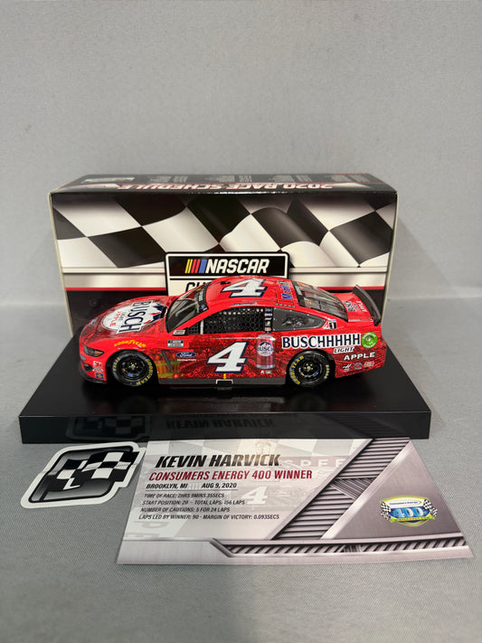Kevin Harvick #4 2020 Busch Light Apple Michigan 2 Win Nascar Diecast