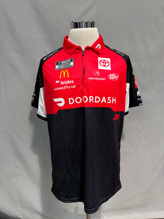 Bubba Wallace #23 2023 DoorDash Nascar Crew Shirt Size XL