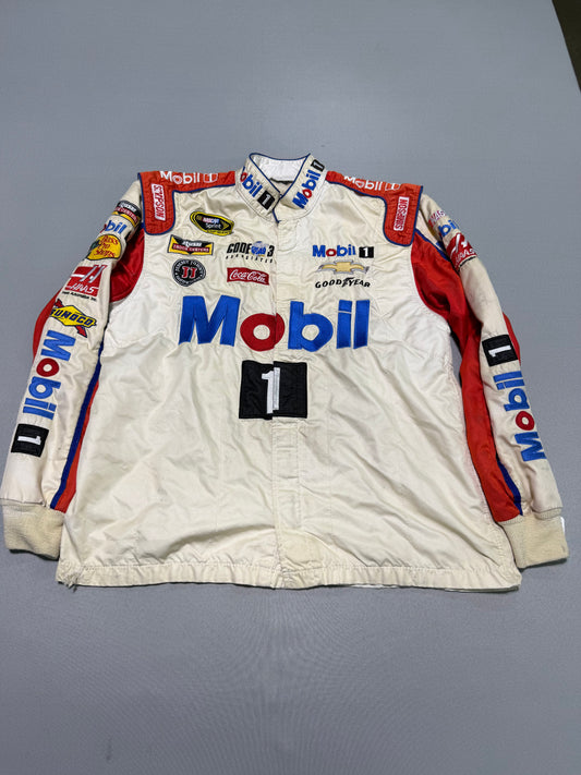 Tony Stewart #14 Mobil 1 Nascar 2 Piece Crew Firesuit C-46 W-36 L-28